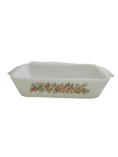 Vintage Anchor Hocking Milk Glass 1 qt Loaf Pan picture