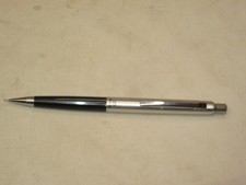 vintage Pentel 0.5 S55 mechanical pencil black & chrome writing utensil picture