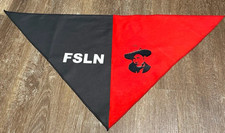 Red & Black Revolutionary Neck Scarf/Bandana-FSLN-29”x14” picture