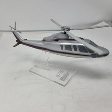 Vtg Sikorsky Aircraft S-76 Executive Desk Model 1/40 Scale Micro West Helicopter picture
