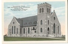Postcard Schwenkfelder Church Palm PA  picture