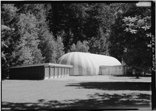 Photo:Seattle WA City Light Employees Enclosed Swimming Pool 1950s picture