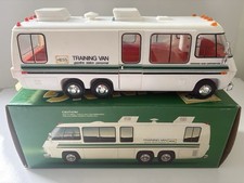 Vintage 1980 Hess Training Van & 1985 Toy Bank Truck Lot W/ Boxes 1985 Lights picture