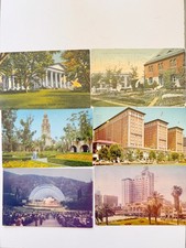 Lot of 6 Vintage Postcards Posted 1913-1960 Virginia CA PA WWII Soldier Letter picture