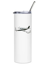 Beechcraft A36 Bonanza Turboprop Stainless Steel Water Tumbler with straw - 20oz picture