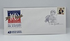 Dennis Lyall Artist Signed USPS U.S. ENTER WW1  Commemorative Stamp Envelope picture