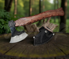 Jayger Hand-Forged Axe Carbon Steel Blade Rosewood Handle | Woodworking picture