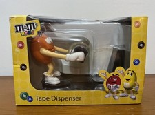 M&M's World Orange Tape Dispenser Desk Accessory 2005 Collectible picture