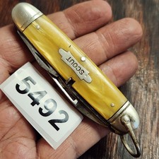 Antique Crucible Knife Co Utlity Made In USA 1926-29 3.75