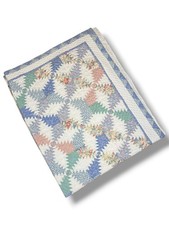 Vintage Arch Quilts Hawthrone New York Quilt Blanket Geometric 66” x 78”  picture