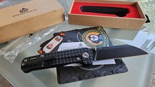 QSP Penguin Framelock Blk Frag Titanium picture