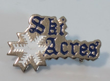 Ski Acres Snoqualmie Pass, Washington Snowflake Lapel Pin picture