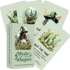 Mystic Whispers Oracle 72 Cards: 12x7cm (4.7x2.7