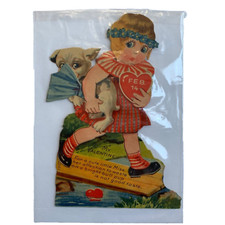Vintage Germany Valentine's Day Articulating Card picture