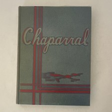 The Chaparral 1956 Vol 1 Monterey High School Yearbook Lubbock TX Signed picture