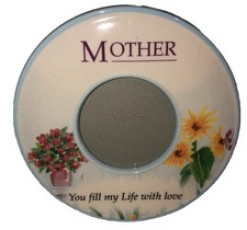 Cute Vintage Ceramic Picture Photo Frame Mother You Fill My Life With Love  picture