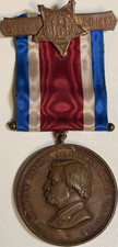 1887 GAR St Louis Encampment Medal John A Logan Civil War Veteran picture