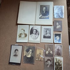 Vtg Lot Early 1900's Real Picture Cabinet Cards Photos Portraits Women WV PA picture