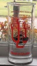 INDIANA HOOSIERS VTG 1993 STEAK N SHAKE GLASS 16OZ 6