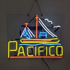 US STOCK Pacifico Beer Neon Bar Sign 19