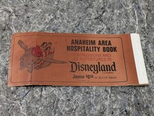 Vintage 1966 Disneyland Anaheim Area Hospitality Ticket Book Disney Souvenir picture