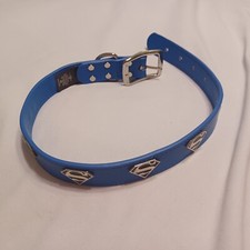 = KIDS 25'' BLUE LEATHER SUPERMAN BELT #122 picture