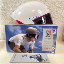 1986 Bell Stratos Team USA Aerodynamic Bicycle Helmet Size Small Original Box picture