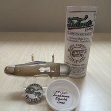 NEW GEC Great Eastern Cutlery #571326 Sandstone Smooth Bone picture