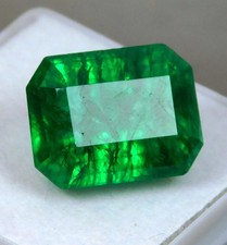 8 To 10 CT 20 Pcs Lot Natural Green Colombian Emerald Certified Gemstone picture