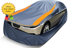 Full Car Cover Universal Fit Enclosed Automobile Protective Cover Sedan Models picture