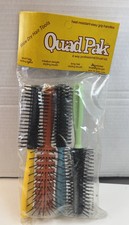 Vintage 80s Hair Brush Set NOS Sealed Deadstock Beauty Supply Salon Tools Blow picture