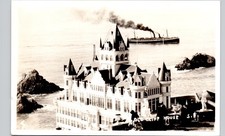 OLD CLIFF HOUSE san francisco ca 1930s postcard real photo rppc victorian bldg picture
