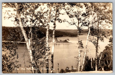 RPPC c1920s Lake Temiskaming Ontario Quebec Old Fort MacLean Postcard picture