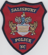SALISBURY NORTH CAROLINA POLICE PATCH picture