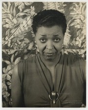 Ethel Waters Portrait by Carl Van Vechten 1938 Original Dbl Stamped 8x10 Photo  picture