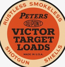 Retro Style Peters Victor Target Load Shells Quality Garage Sign picture