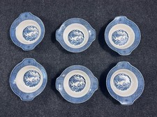 Royal Currier & Ives Lugged Bowls Lot 6 Blue White A Suburban Retreat 7