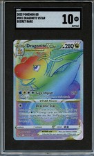 2022 Pokemon Dragonite V Star Secret Rare SGC 10 picture
