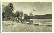Whaley Lake Holmes New York 1943 Vintage Postcard  picture