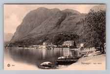 Italy- Menaggio Grand Hotel Standard Souvenir Post Old Card PC Vintage Postcard picture