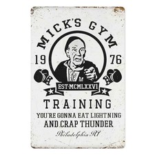 Vintage Rocky Balboa Boxing Tin Metal Signs Home Décor Retro Iron Wall Decor picture