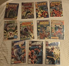 Daredevil Lot Of 11 Silver Bronze Age 24 32 50 104 108 124 144 177 201 Miller picture