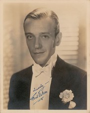 Fred Astaire 8x10 Photo Reprint Celebrity Photo Vintage Facsimile Autograph picture