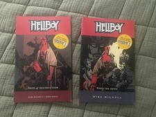 Hellboy Vol. 1: Seed of Destruction and Hellboy Vol. 2: Wake The Devil Lot Of 2 picture