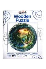 Forest Landscape - Jigsaw Wooden Puzzle by Wizardi F07N9-23 picture