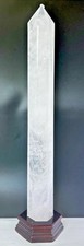 Tall 19” Natural Clear Quartz Crystal 6-Sided Tower 6 Lbs picture