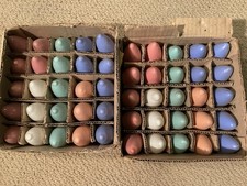 50 Vintage Pastel Christmas Easter Lights Lamp Bulbs C-9 1/4 Replacement picture