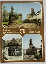 Postcard, Eisenach, Thuringia, Luther memorials, unused picture