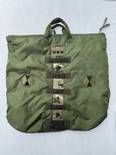 Vintage 1985 US Military Flyers Helmet Bag Hialeah USAF  Army 7th Infantry picture
