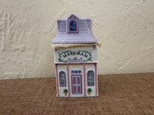 Vintage Lenox Spice Village MARJORAM Victorian House Lidded Jar picture
